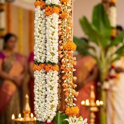 Marigold wedding flowers