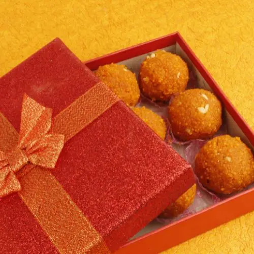 Traditional Indian sweets laddu