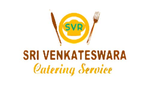 Sri Venkateswara Catering Service logo representing professional wedding, event, and traditional catering services with quality, hygiene, and authentic South Indian cuisine.
